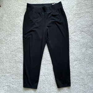 Denim & Co. Duo Stretch leggings in black size M